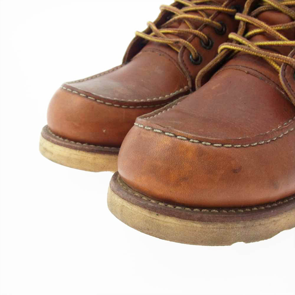 RED WING レッドウィング 877 90S 10HOLE Irish Setter 10ホール アイリッシュ セッター 犬刻印 モックトゥ ブーツ ブラウン系【中古】