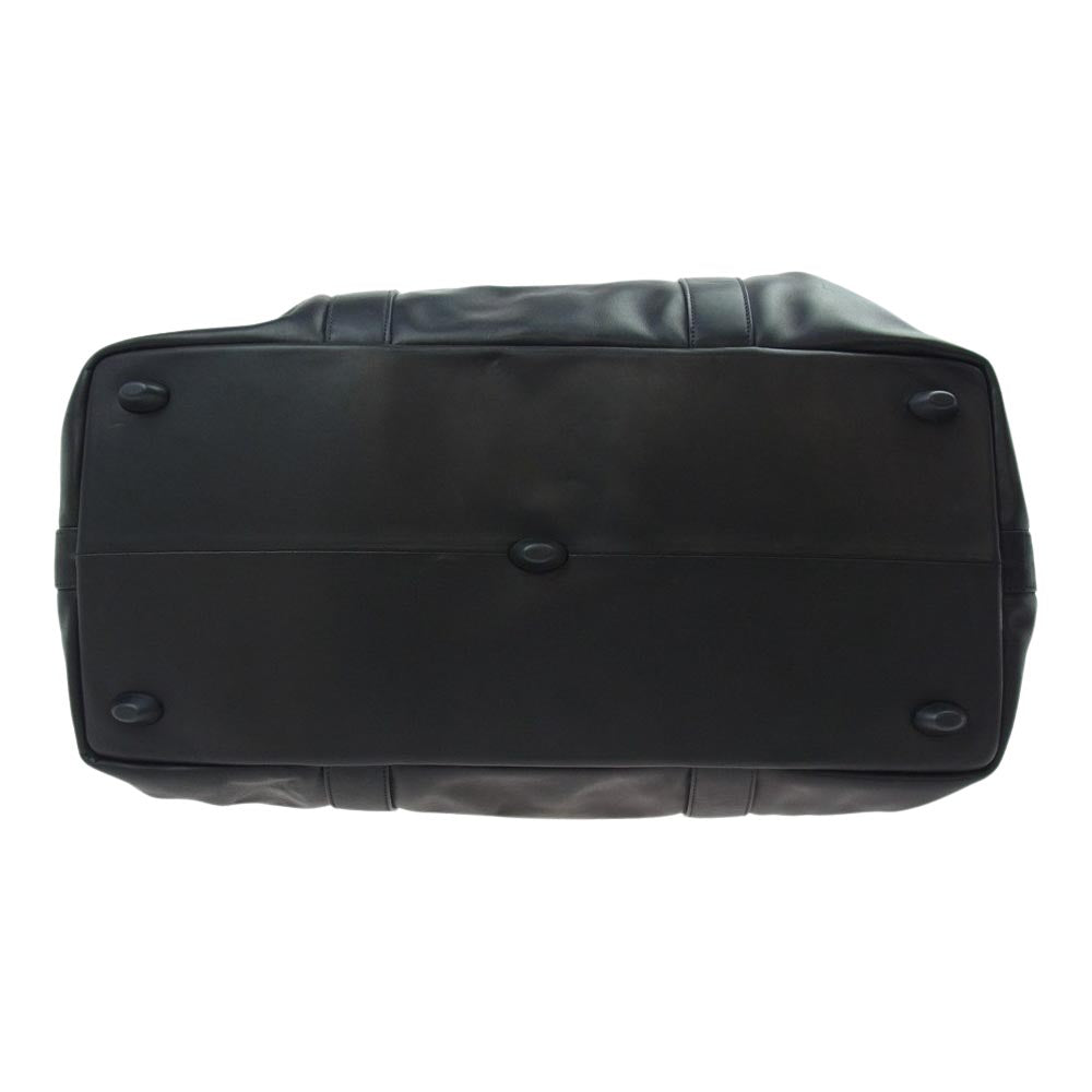 TUMI トゥミ 92153DH ALPHA GENERATION 4 BLACK SOFT LEATHER DUFFLE WEEKENDER TRAVEL BAG TSAロック付き オールレザー 2way ショルダー ボストンバック ブラック系【中古】