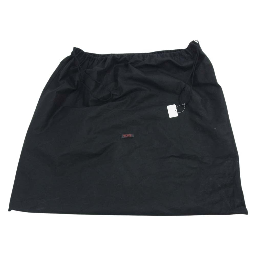 TUMI トゥミ 92153DH ALPHA GENERATION 4 BLACK SOFT LEATHER DUFFLE WEEKENDER TRAVEL BAG TSAロック付き オールレザー 2way ショルダー ボストンバック ブラック系【中古】