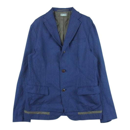 kolor カラー 14SS 14SBM‐J04106 BEACON ビーコン ムラサージ テーラード ジャケット コットン 日本製 ブルー系 2【中古】