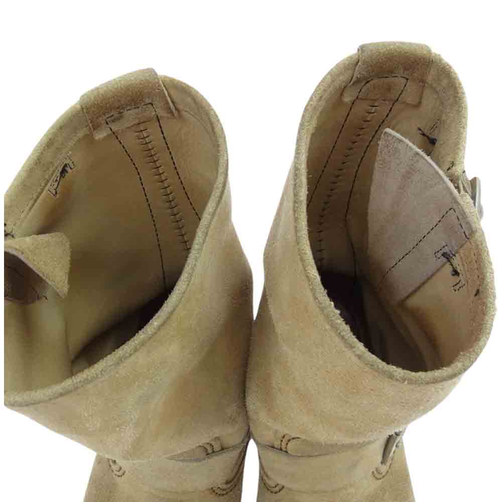 RED WING レッドウィング 8268 ENGINEER BOOTS エンジニアブーツ ホーソーン アビレーン ラフアウト ベージュ系 9(US)【中古】