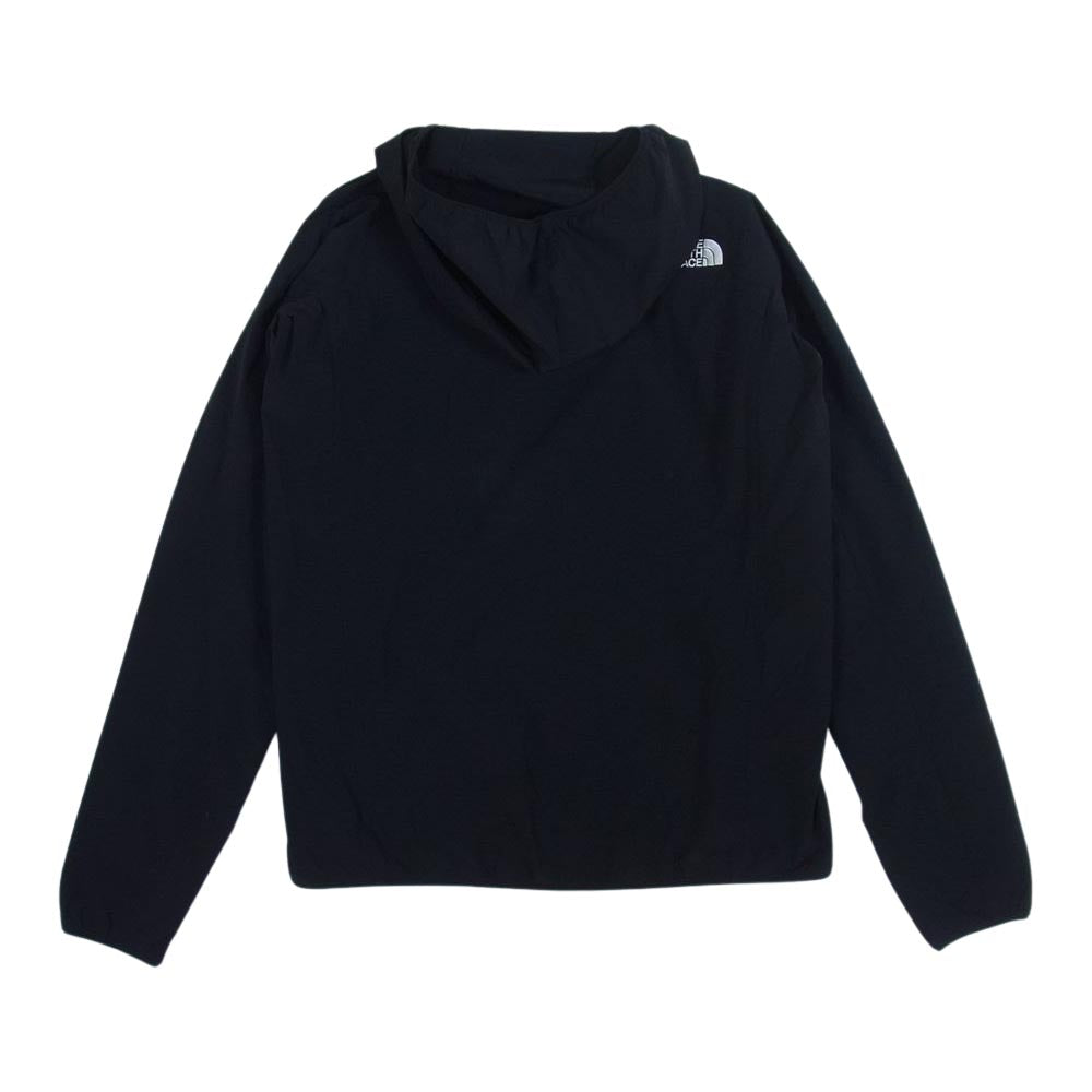 THE NORTH FACE ノースフェイス NPW21703 Mountain Softshell Hoodie マウンテン ソフト シェル フーディ ジャケット ブラック ブラック系 L【中古】