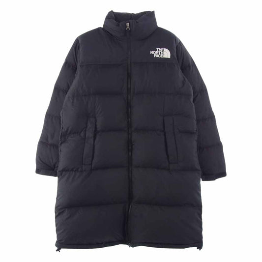 THE NORTH FACE ノースフェイス NDW91951 Long Nuptse Coat ロング ヌプシ ダウン コート ブラック系 M【中古】