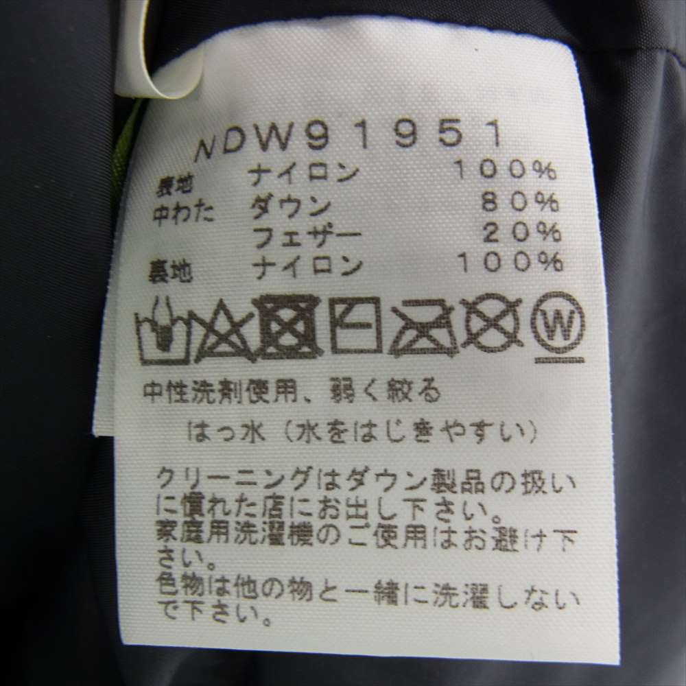 THE NORTH FACE ノースフェイス NDW91951 Long Nuptse Coat ロング ヌプシ ダウン コート ブラック系 M【中古】