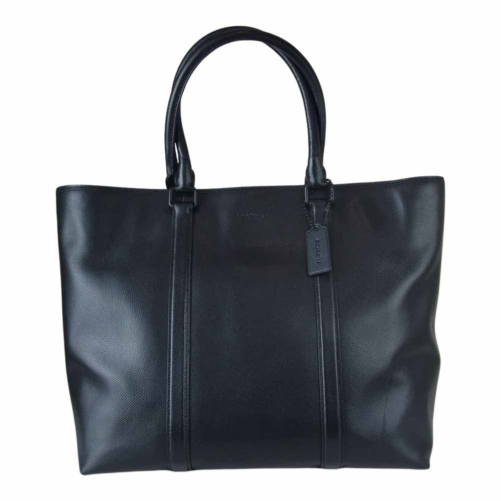 COACH コーチ 72114G メルセデスベンツ 130周年 モデル レザー トートバッグ ブラック系【中古】