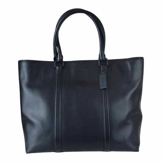 COACH コーチ 72114G メルセデスベンツ 130周年 モデル レザー トートバッグ ブラック系【中古】