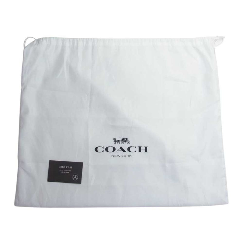 COACH コーチ 72114G メルセデスベンツ 130周年 モデル レザー トートバッグ ブラック系【中古】