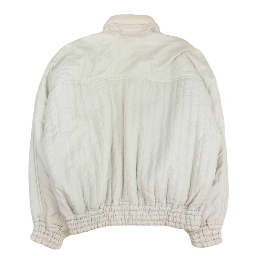 ISSEY MIYAKE イッセイミヤケ 80s LG23037 ヴィンテージ アーカイブ 筆タグ 旧タグ 中綿 キルティング ジャケット オフホワイト系 M【中古】