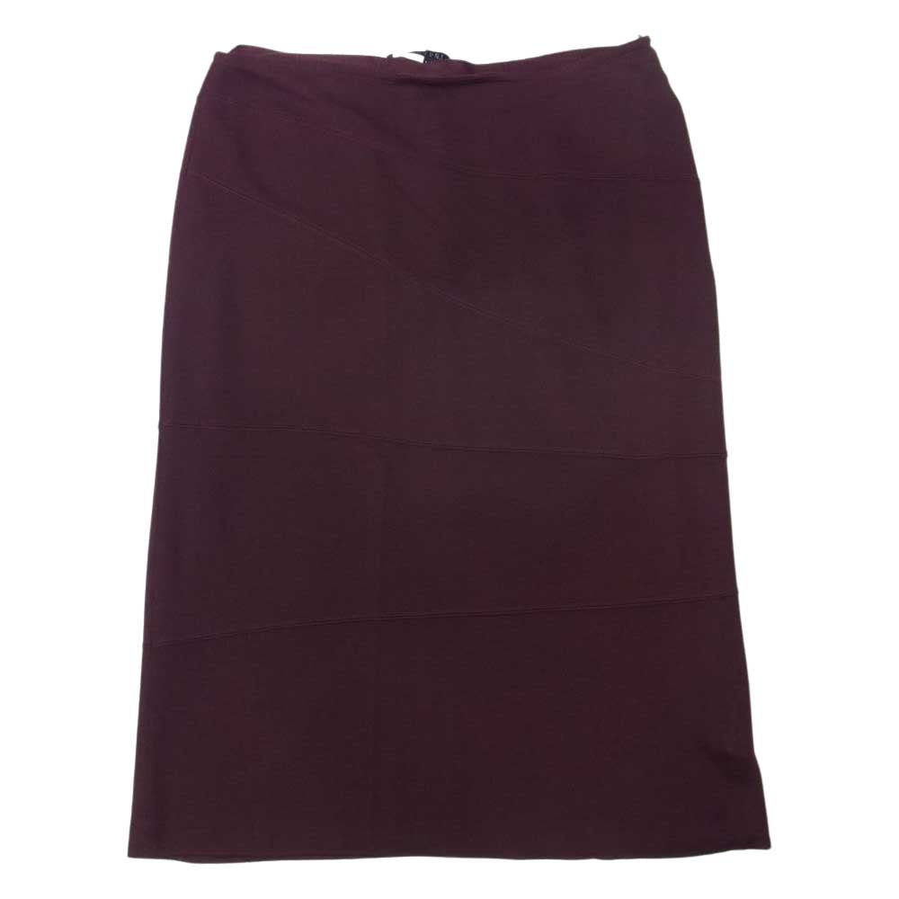 GUCCI グッチ レーヨン タイトスカート ワインレッド ワインレッド系 XS【中古】