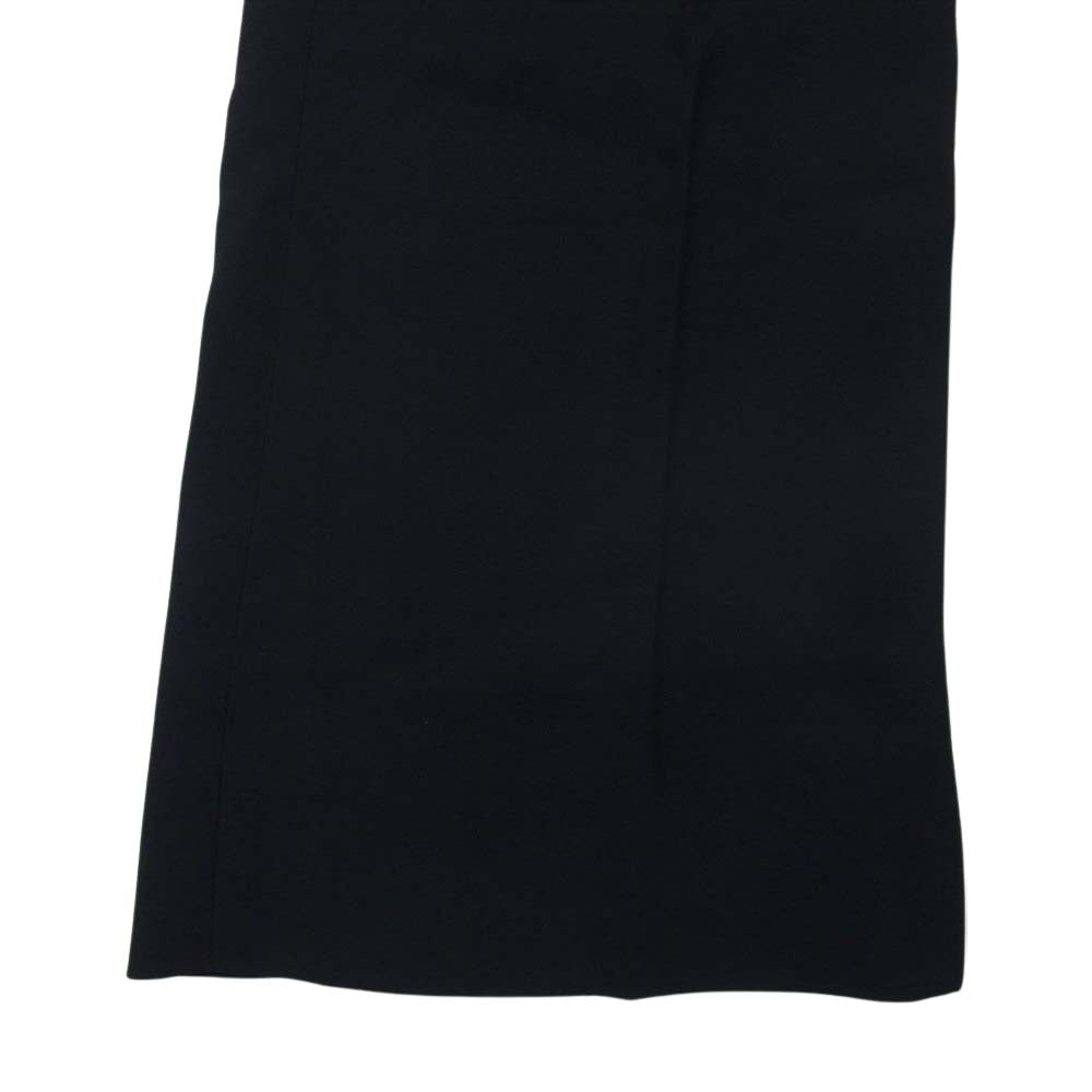 Emilio Pucci エミリオプッチ レーヨン ロング フレア パンツ ブラック系 40【新古品】【未使用】【中古】