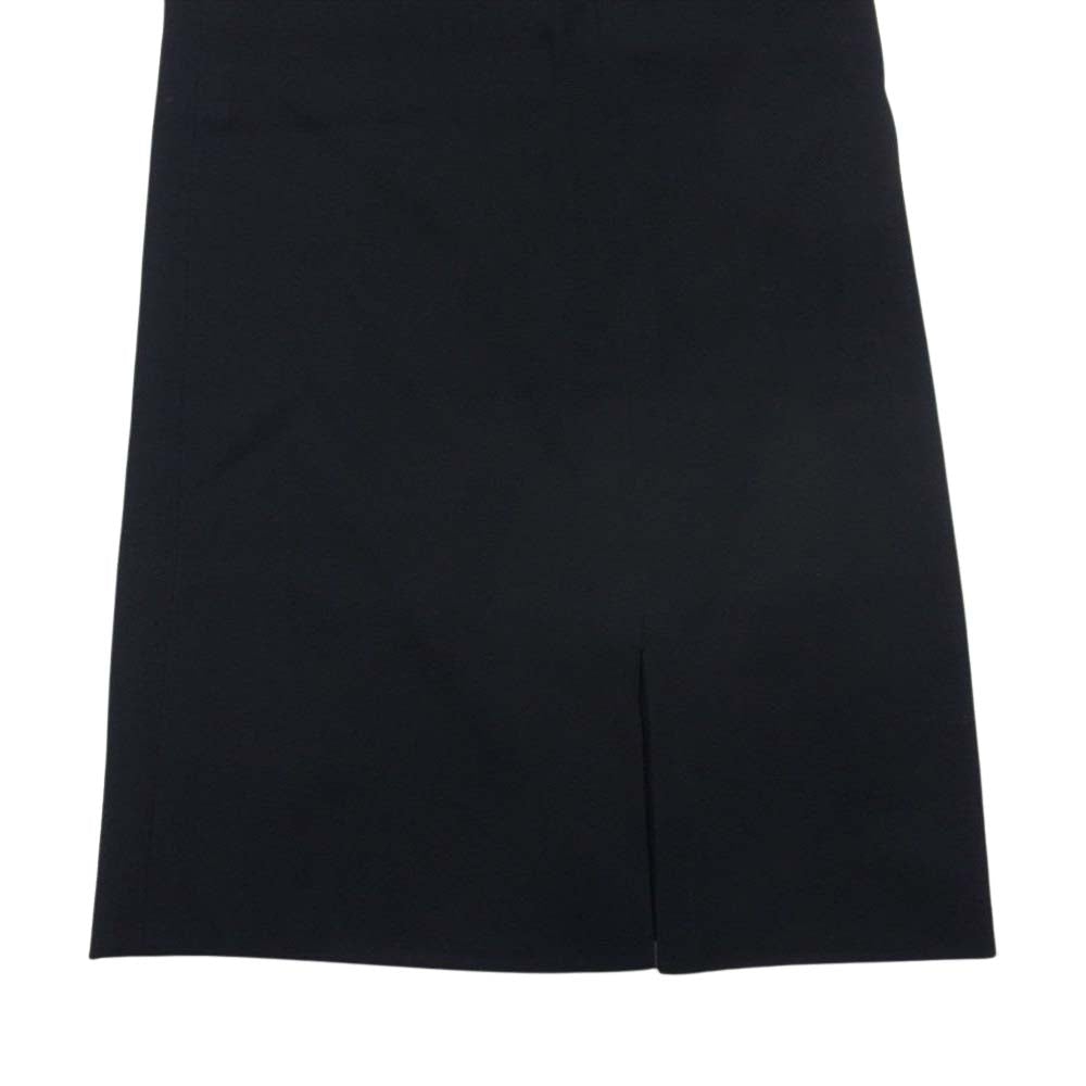 Emilio Pucci エミリオプッチ レーヨン ロング フレア パンツ ブラック系 40【新古品】【未使用】【中古】