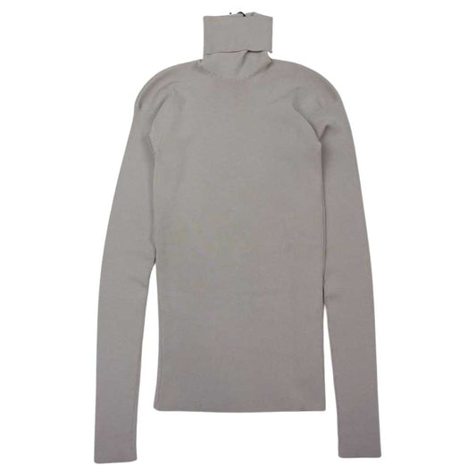 GUCCI グッチ 119381 レーヨン タートルネック ニット グレージュ系 S【新古品】【未使用】【中古】