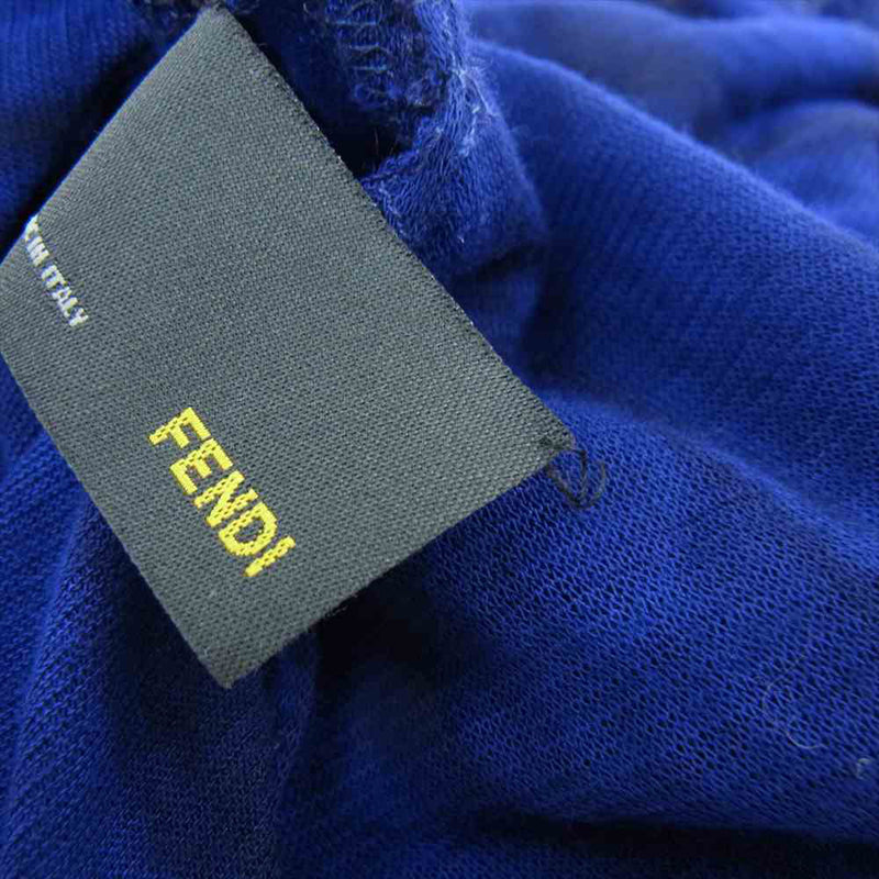 FENDI フェンディ ノースリーブ 925チェーン ドレス ワンピース ダークネイビー系 40【中古】
