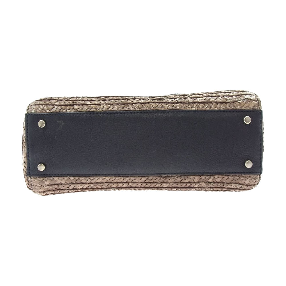 Kate Spade ケイトスペード カゴバック 籠バック ブラック系 ベージュ系【中古】