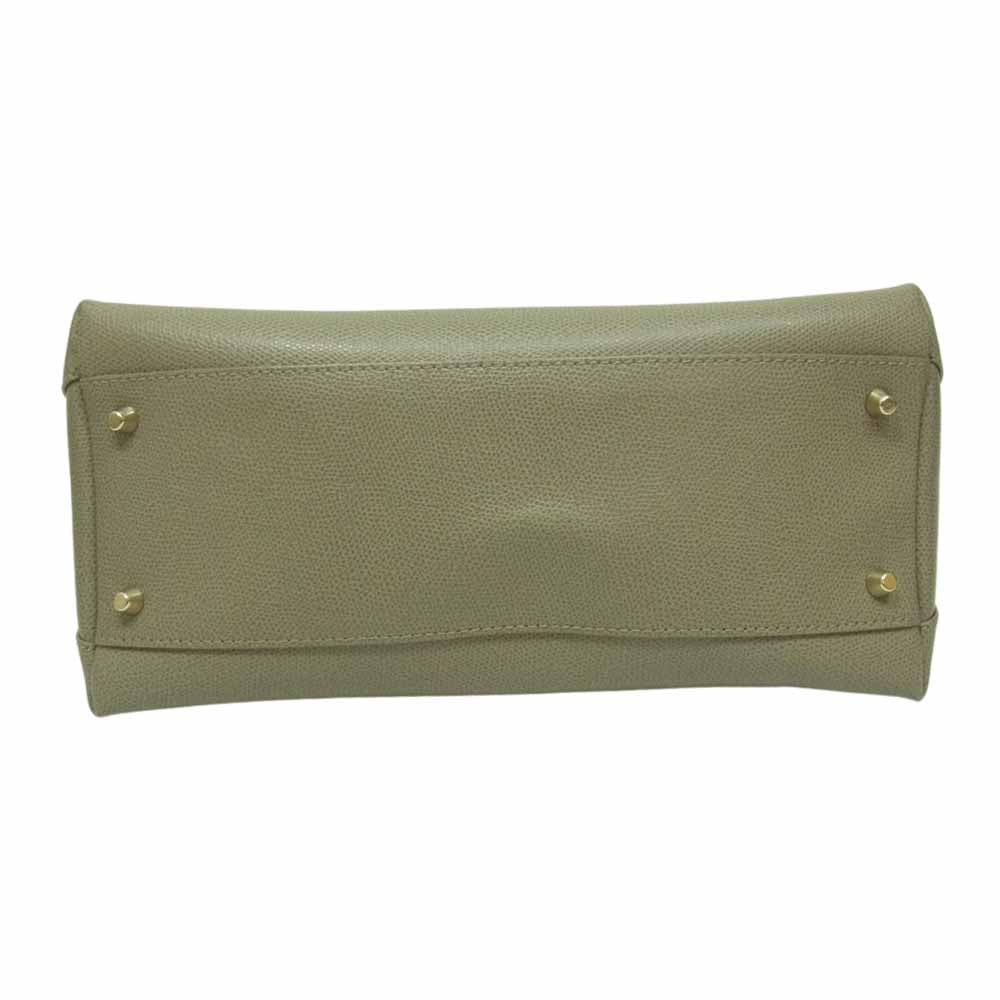 Furla フルラ レザー ハンドバック ベージュ 【中古】