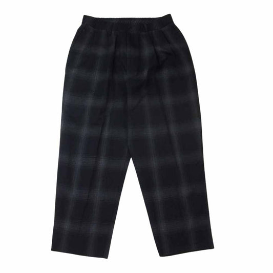N.HOOLYWOOD エヌハリウッド 282-PT08-011 Easy Pants BK Check チェック イージーパンツ ブラック系 36【中古】