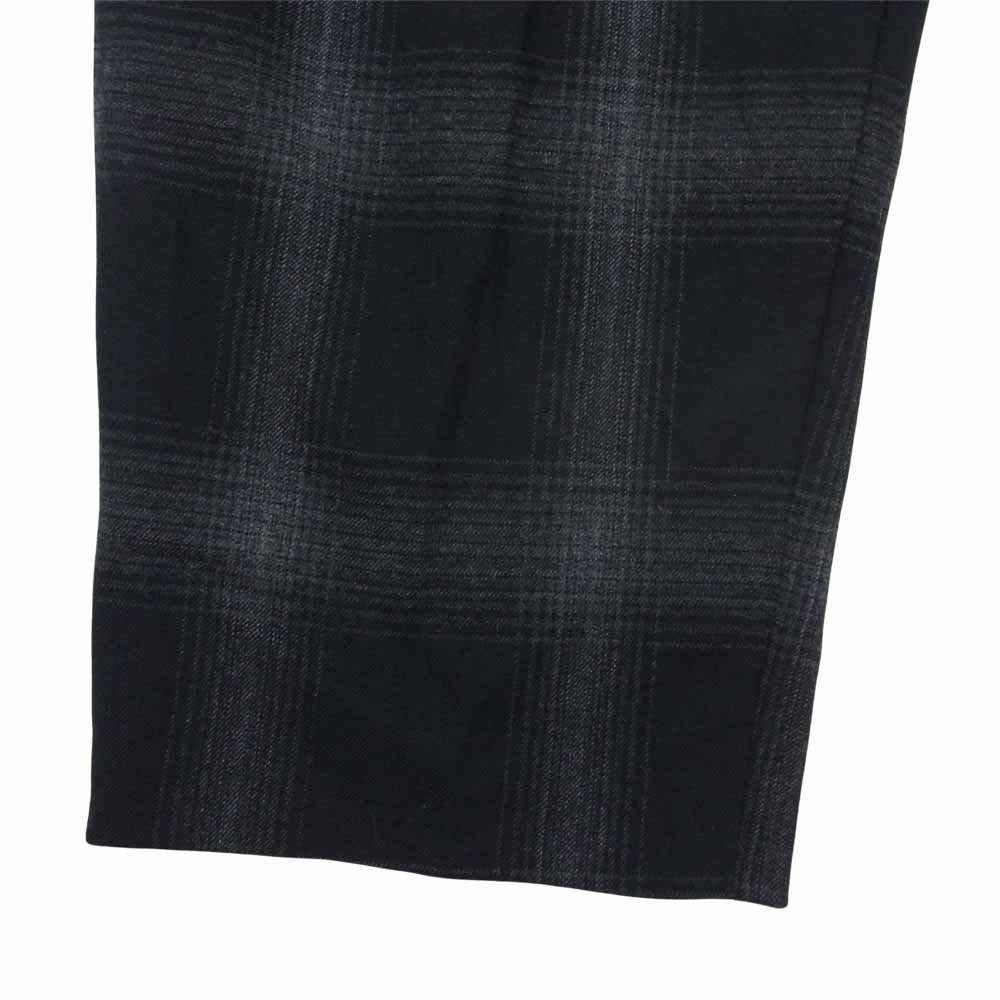 N.HOOLYWOOD エヌハリウッド 282-PT08-011 Easy Pants BK Check チェック イージーパンツ ブラック系 36【中古】