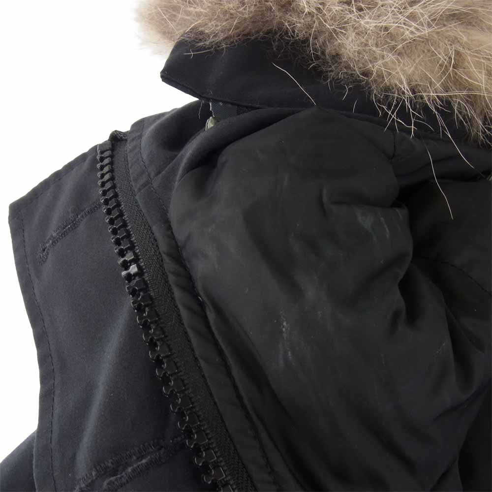 CANADA GOOSE カナダグース 2603JL BRONTE PARKA ブロンテ パーカー コヨーテファー ダウンジャケット 国内正規品 サザビーリーグ ダークネイビー系 S【中古】