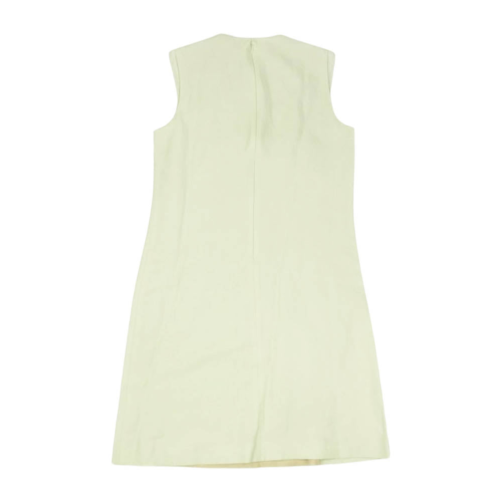Chloe クロエ 国内正規品 フランス製 ノースリーブ ワンピース ベージュ系 36【中古】