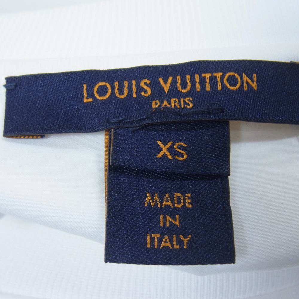 LOUIS VUITTON ルイ・ヴィトン 19SS FGDB31NVX 国内正規品 Printed Tshirt With Gel Patch ジェルパッチ プリント 半袖Tシャツ カットソー ホワイト系 XS【中古】