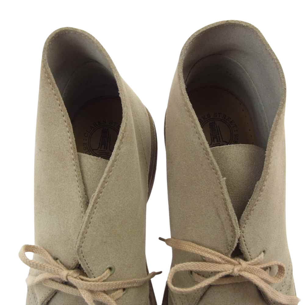 Clarks クラークス 13292 DESERT BOOT スエード  デザートブーツ チャッカブーツ ベージュ ベージュ系【中古】