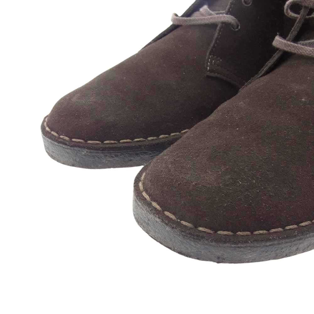 Clarks クラークス 13292 DESERT BOOT スエード  デザートブーツ チャッカブーツ ブラウン ダークブラウン系 8.5【中古】