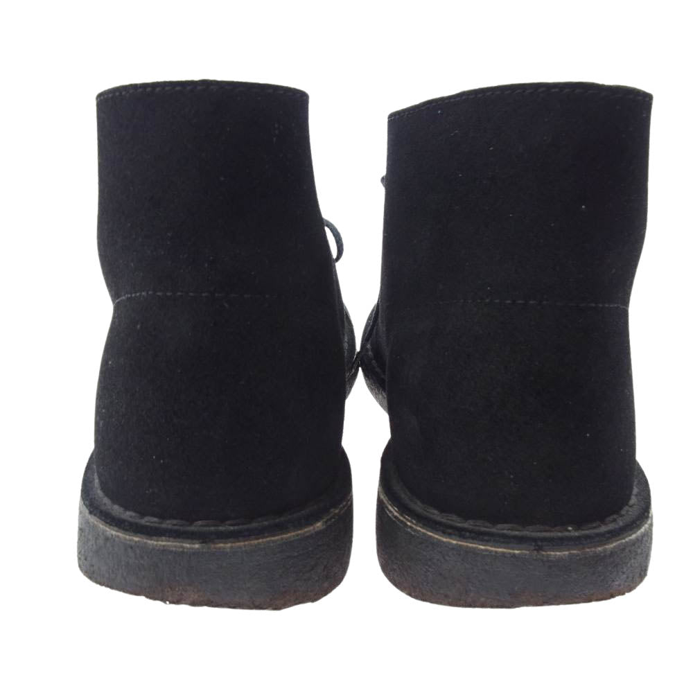 Clarks クラークス 13292 DESERT BOOT スエード  デザートブーツ チャッカブーツ ブラック ブラック系 US 9 1/2【中古】