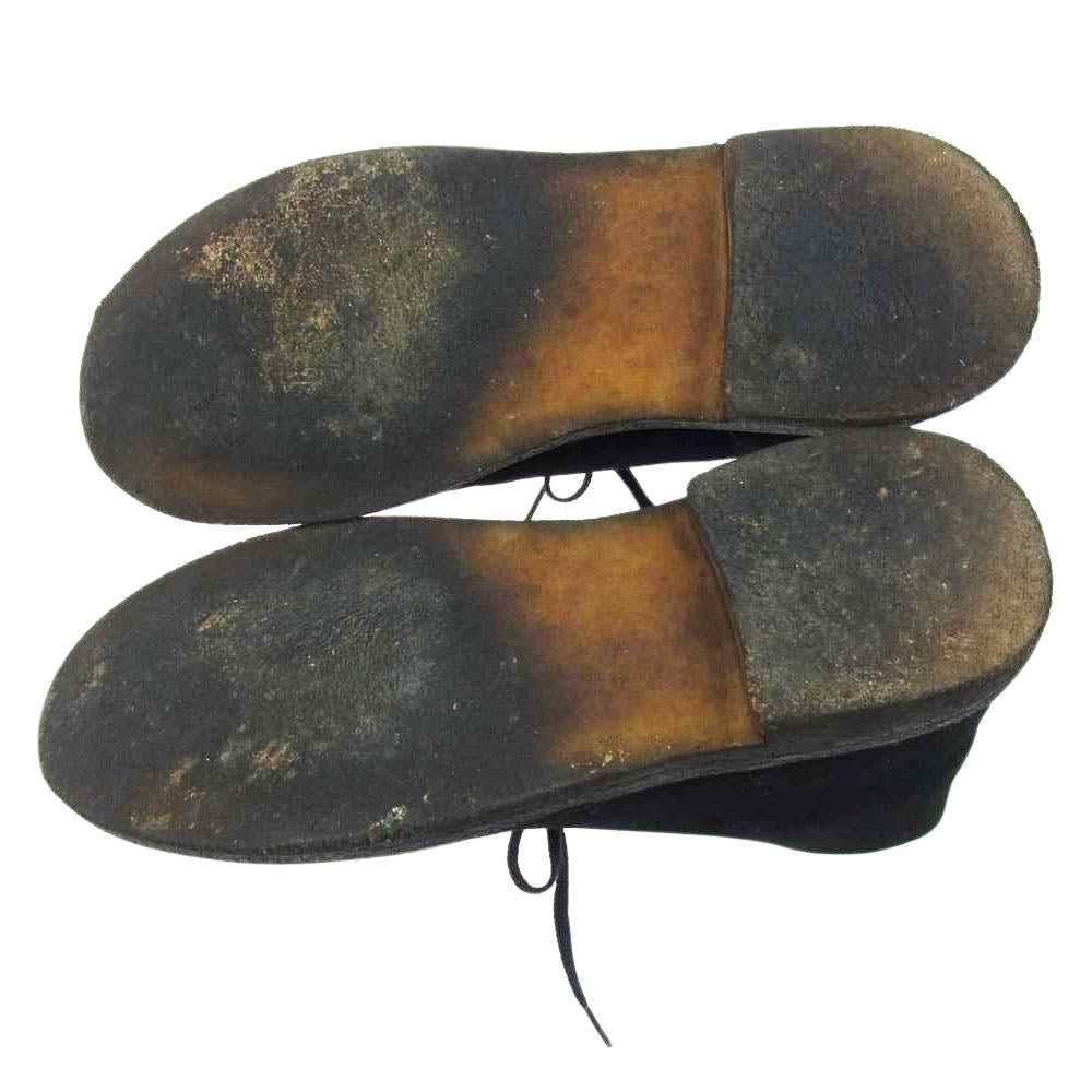 Clarks クラークス 13292 DESERT BOOT スエード  デザートブーツ チャッカブーツ ブラック ブラック系 US 9 1/2【中古】