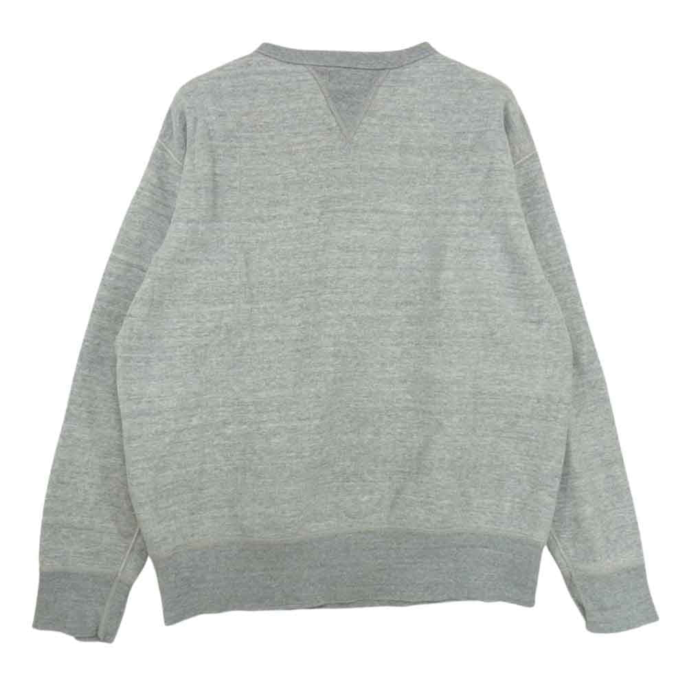 The REAL McCOY'S ザリアルマッコイズ 吊り編みループウィール ミリタリー スウェットシャツ グレー系 38【中古】