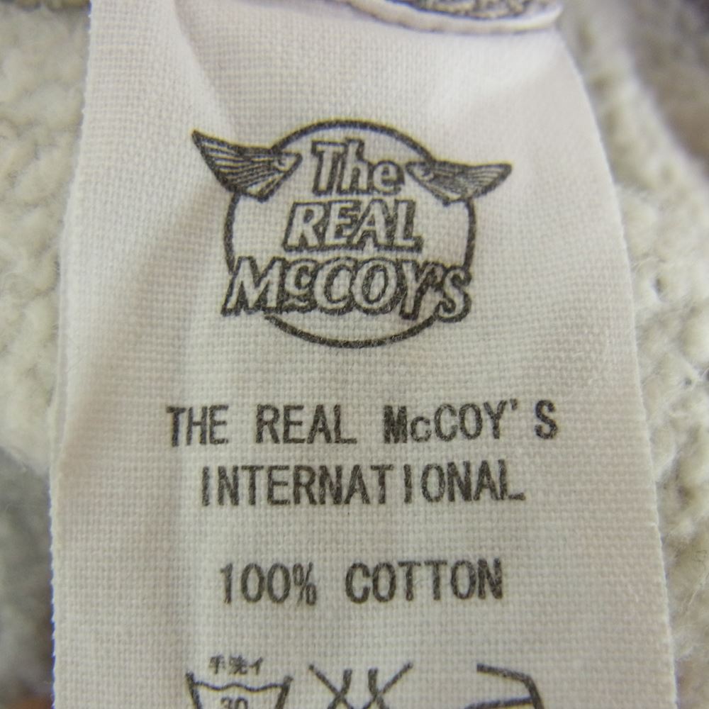 The REAL McCOY'S ザリアルマッコイズ 吊り編みループウィール ミリタリー スウェットシャツ グレー系 38【中古】