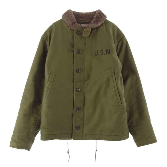 The REAL McCOY'S ザリアルマッコイズ TOYS McCOY トイズマッコイ N-1 USN デッキジャケット カーキ系 36【中古】