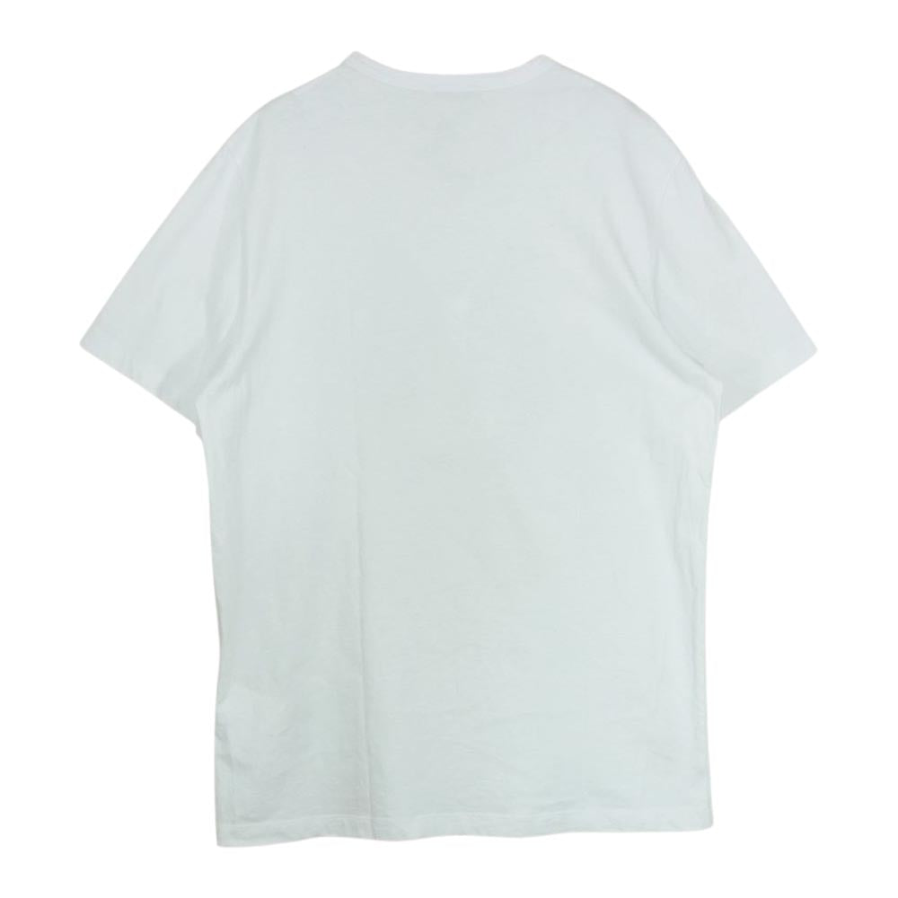 MONCLER モンクレール G10918C7E120 8390T 国内正規品 MAGLIA T-SHIRT マグリア ロゴ クルーネック 半袖 Tシャツ ホワイト系 L【中古】