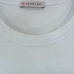 MONCLER モンクレール G10918C7E120 8390T 国内正規品 MAGLIA T-SHIRT マグリア ロゴ クルーネック 半袖 Tシャツ ホワイト系 L【中古】