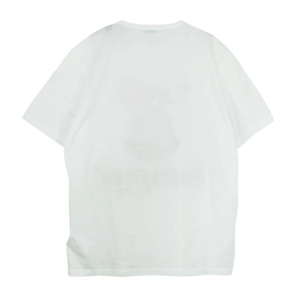 MONCLER モンクレール 20SS G10918C7D610 8390Y MAGLIA T-SHIRT LOVE SUMMER ラブサマー マグリア ロゴ クルーネック 半袖 Tシャツ ホワイト系 XL【中古】