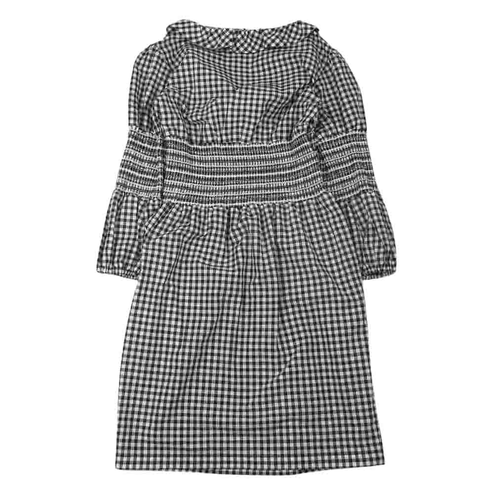 MOSCHINO モスキーノ ギンガムチェック ワンピース ブラック系 40【中古】