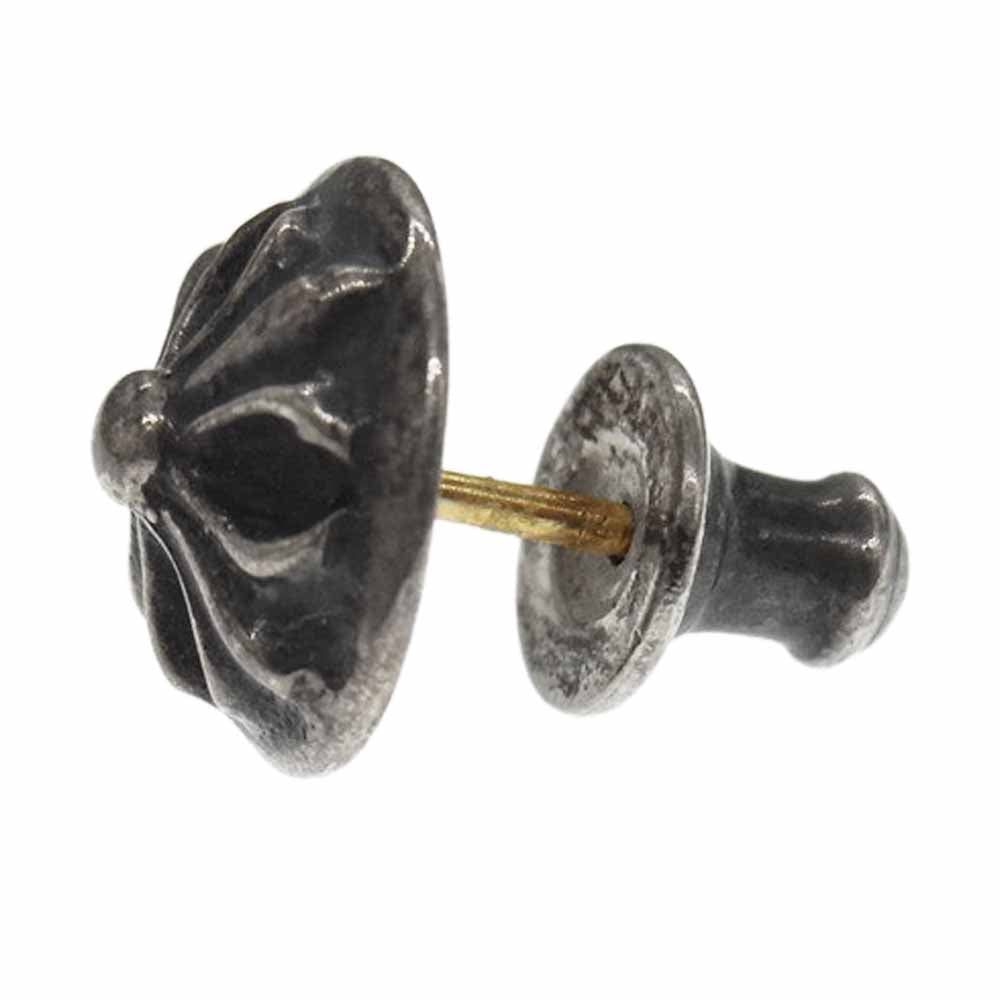 CHROME HEARTS クロムハーツ（原本無） クロスボール スタッド ピアス シルバー系【中古】