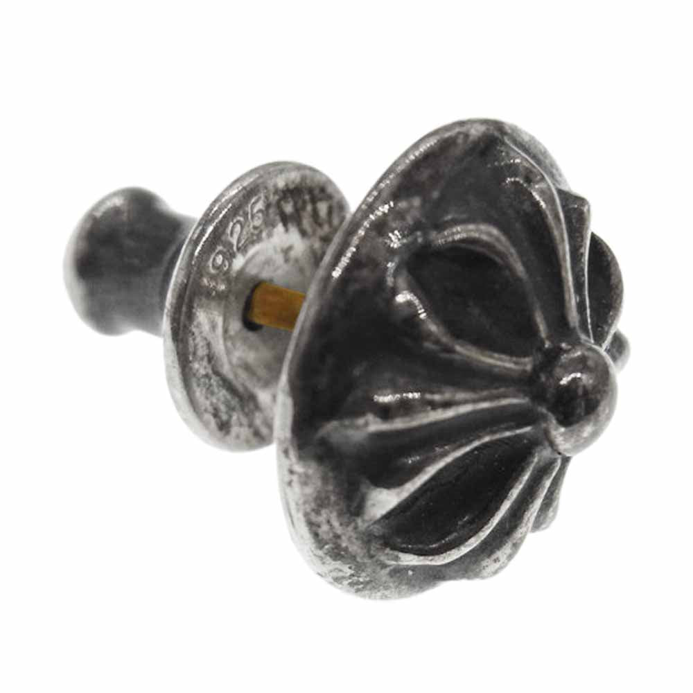 CHROME HEARTS クロムハーツ（原本無） クロスボール スタッド ピアス シルバー系【中古】