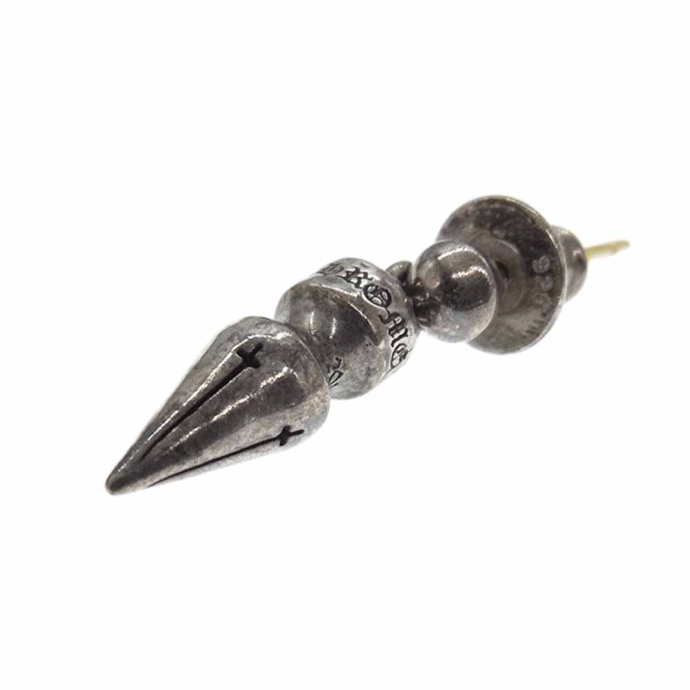 CHROME HEARTS クロムハーツ（原本無） SPIKE TNY DRP スパイク ドロップ ピアス  シルバー系【中古】