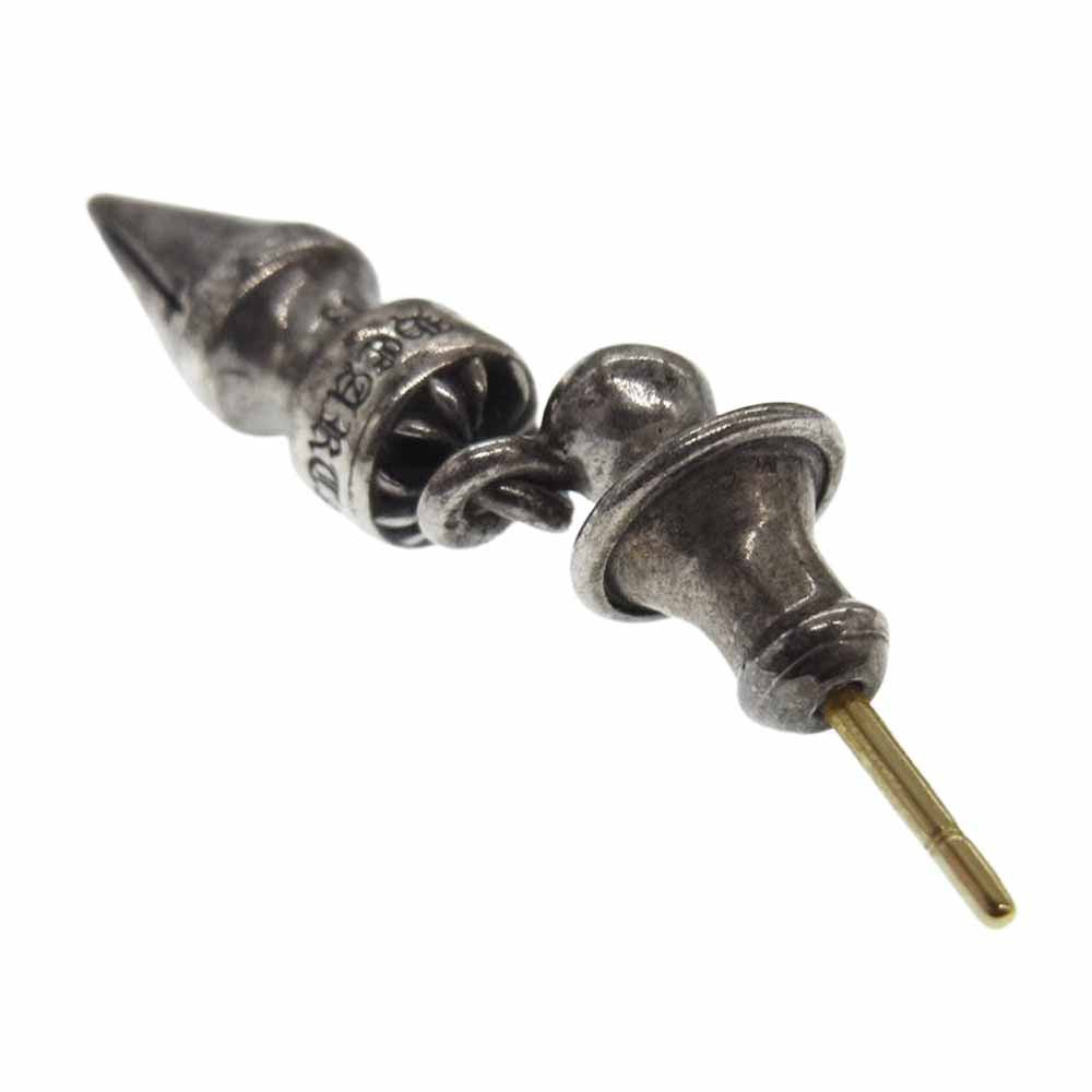 CHROME HEARTS クロムハーツ（原本無） SPIKE TNY DRP スパイク ドロップ ピアス  シルバー系【中古】