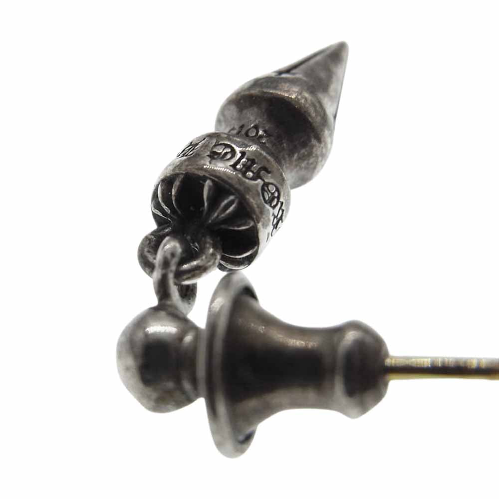 CHROME HEARTS クロムハーツ（原本無） SPIKE TNY DRP スパイク ドロップ ピアス  シルバー系【中古】