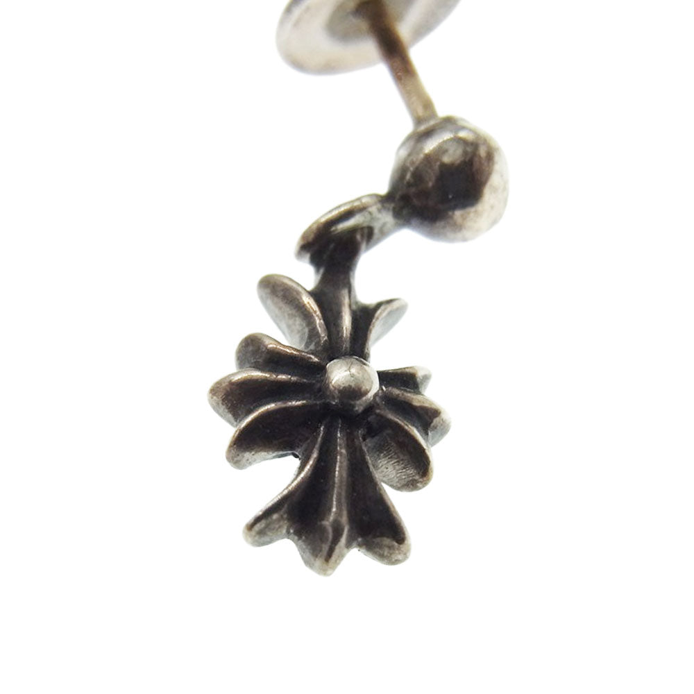 CHROME HEARTS クロムハーツ（原本無） TNY E CH PLS 1 タイニーE CHプラス ドロップ ピアス シルバー系【中古】