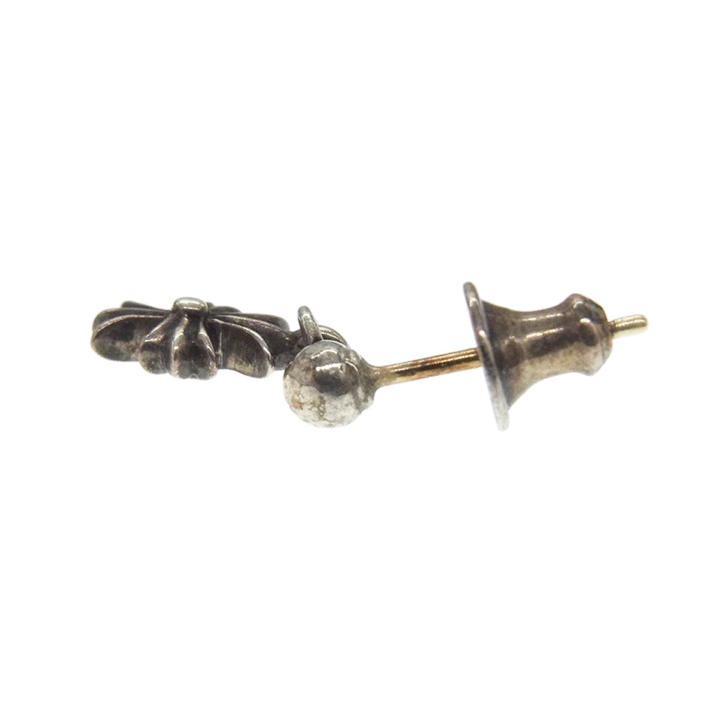 CHROME HEARTS クロムハーツ（原本無） TNY E CH PLS 1 タイニーE CHプラス ドロップ ピアス シルバー系【中古】