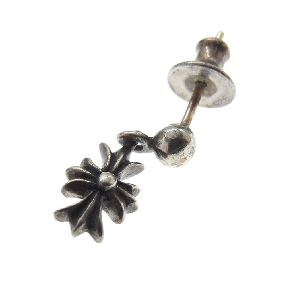 CHROME HEARTS クロムハーツ（原本無） TNY E CH PLS 1 タイニーE CHプラス ドロップ ピアス シルバー系【中古】