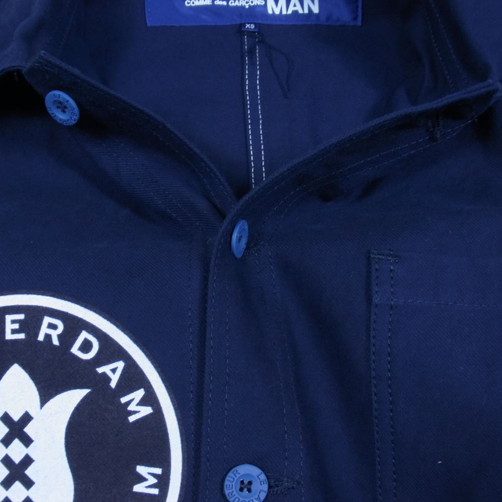 JUNYA WATANABE COMME des GARCONS MAN ジュンヤワタナベコムデギャルソンマン 20SS WE-J402 LE LABOUREUR ルラブルール カバーオール ワークジャケット ダークネイビー系 XS【中古】