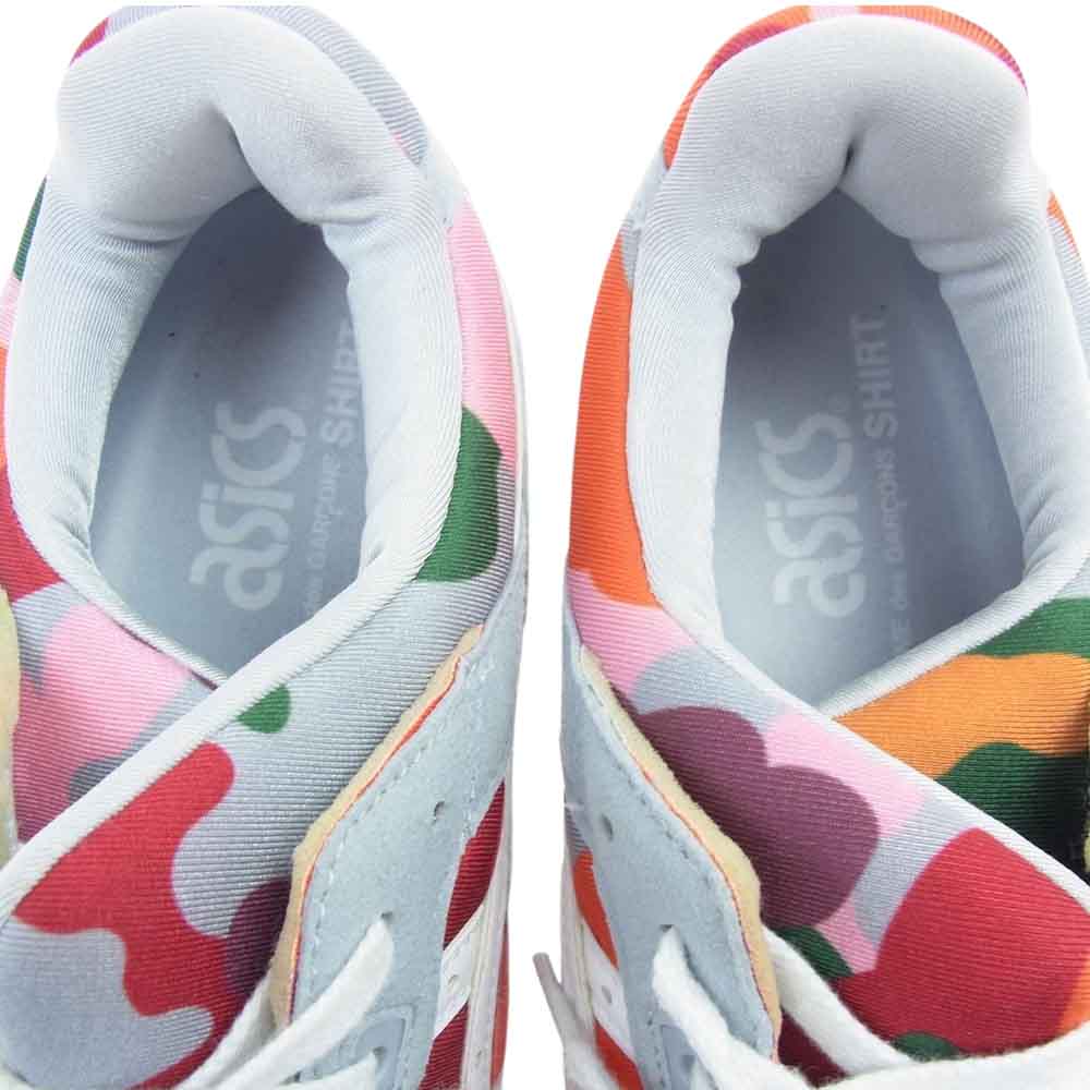 asics アシックス COMME des GARCONS SHIRT 1201A132 GEL-LYTE 3 OG コムデギャルソンシャツ ゲルライト3 スニーカー マルチカラー系 27cm【美品】【中古】