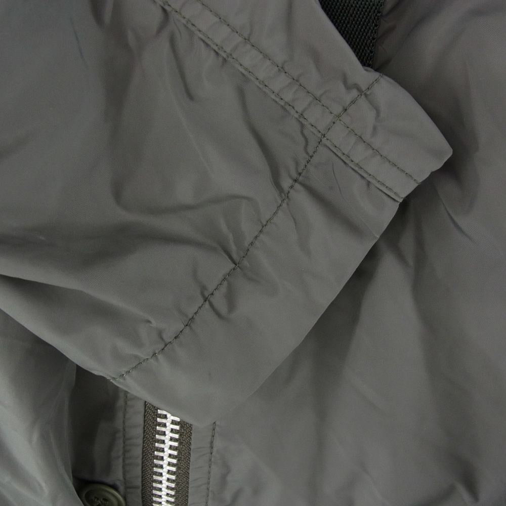 アイジュンヤワタナベコムデギャルソンマン 21SS WG-J918 エステルツイル 製品染め ミリタリーカスタムジャケット カーキ系 XS【美品】【中古】