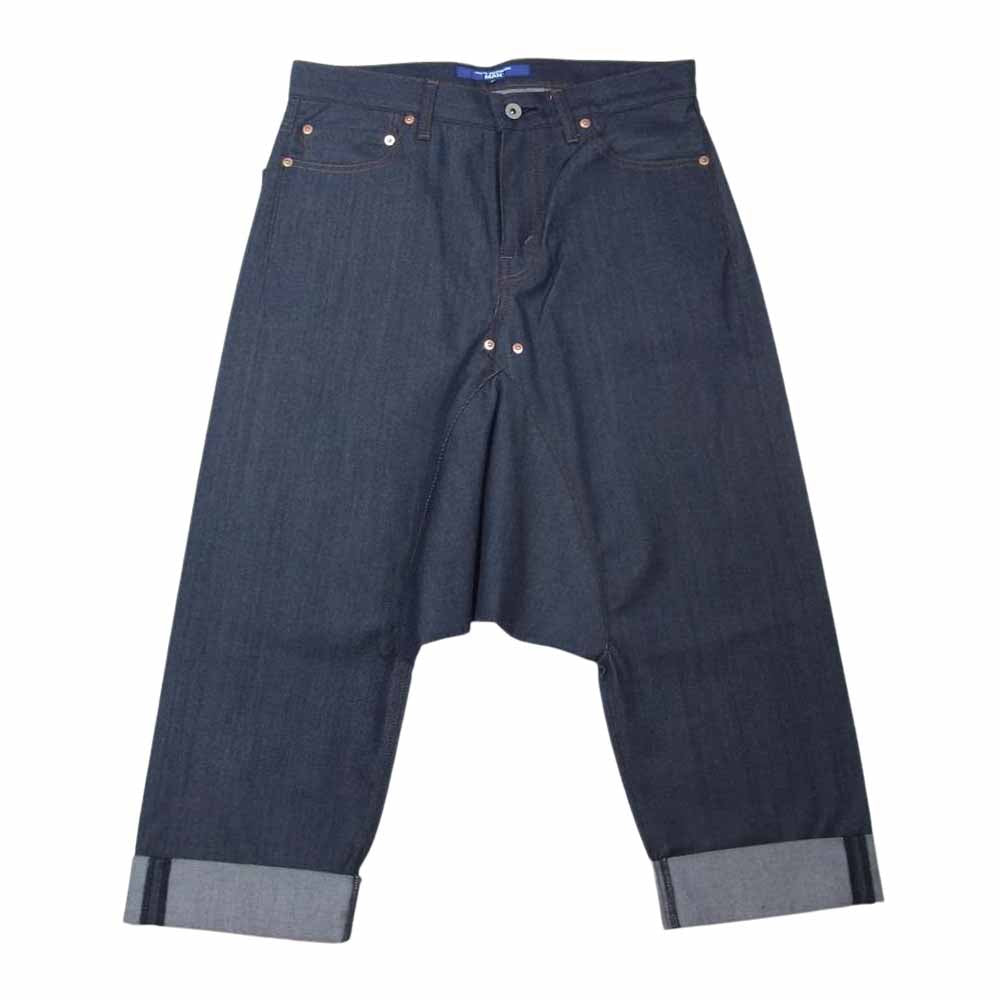 JUNYA WATANABE COMME des GARCONS MAN ジュンヤワタナベコムデギャルソンマン 22SS WI-P025 綿ウールデニム サルエルパンツ インディゴブルー系 S【極上美品】【中古】