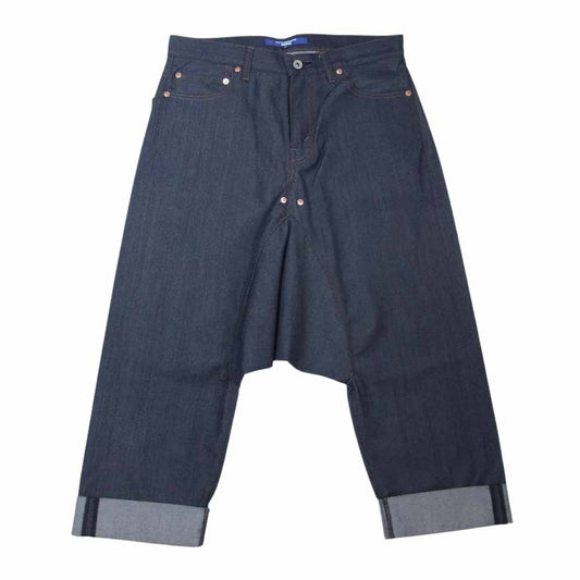 JUNYA WATANABE COMME des GARCONS MAN ジュンヤワタナベコムデギャルソンマン 22SS WI-P025 綿ウールデニム サルエルパンツ インディゴブルー系 S【極上美品】【中古】