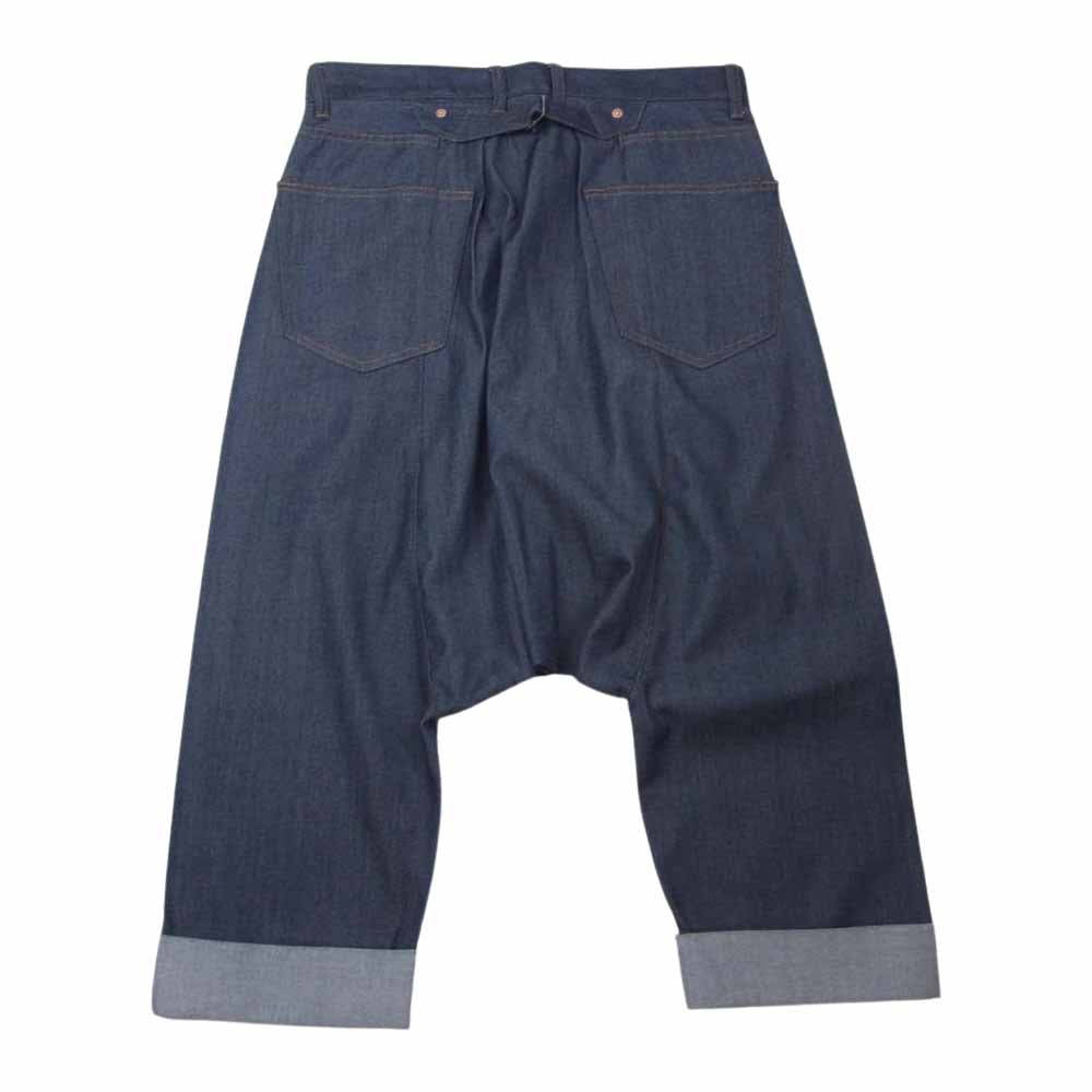 JUNYA WATANABE COMME des GARCONS MAN ジュンヤワタナベコムデギャルソンマン 22SS WI-P025 綿ウールデニム サルエルパンツ インディゴブルー系 S【極上美品】【中古】