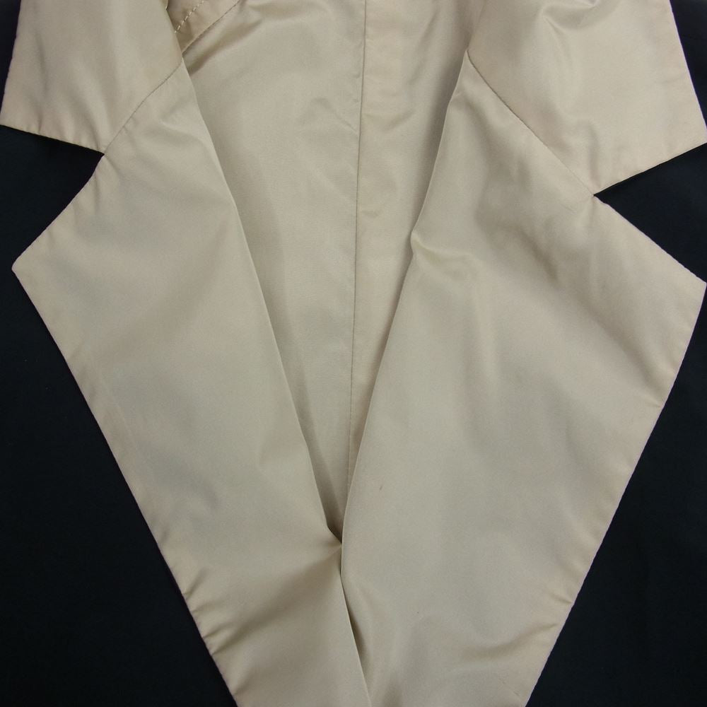 MAX MARA マックスマーラ 102101916-42-01 白タグ 国内正規品 イタリア製 リバーシブル ベルト付き エステル コート ブラック系 ベージュ系 42【中古】